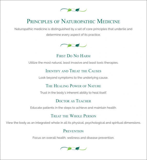 Principles of Naturopathic Medicine